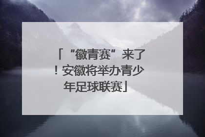 “徽青赛”来了！安徽将举办青少年足球联赛