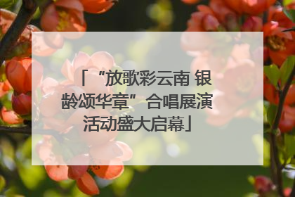 “放歌彩云南 银龄颂华章”合唱展演活动盛大启幕