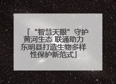 “智慧天眼”守护黄河生态 联通助力东明县打造生物多样性保护新范式