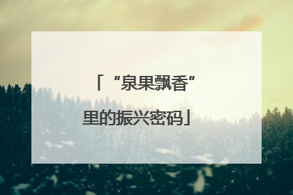 “泉果飘香”里的振兴密码