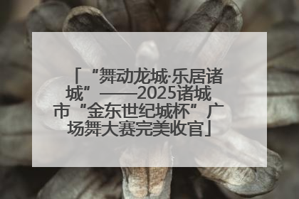 “舞动龙城·乐居诸城”——2025诸城市“金东世纪城杯”广场舞大赛完美收官