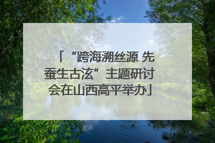 “跨海溯丝源 先蚕生古泫”主题研讨会在山西高平举办