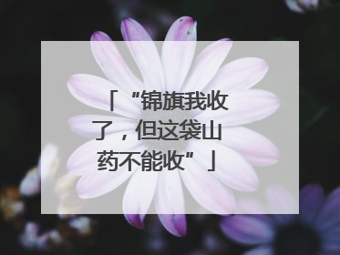 “锦旗我收了，但这袋山药不能收”