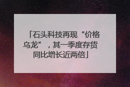 石头科技再现“价格乌龙”，其一季度存货同比增长近两倍