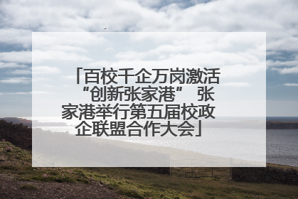 百校千企万岗激活“创新张家港” 张家港举行第五届校政企联盟合作大会