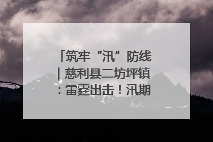 筑牢“汛”防线｜慈利县二坊坪镇：雷霆出击！汛期捕鱼被紧急叫停
