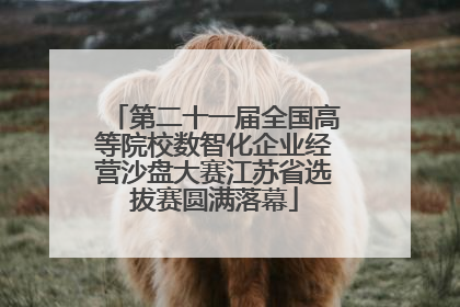 第二十一届全国高等院校数智化企业经营沙盘大赛江苏省选拔赛圆满落幕