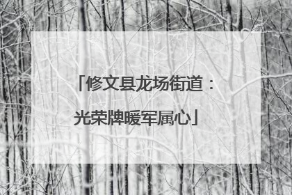 修文县龙场街道：光荣牌暖军属心