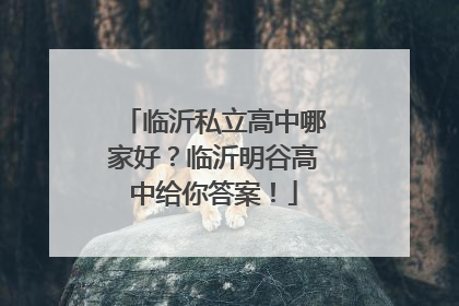 临沂私立高中哪家好？临沂明谷高中给你答案！