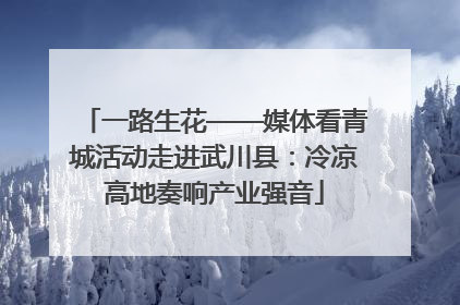 一路生花——媒体看青城活动走进武川县：冷凉高地奏响产业强音