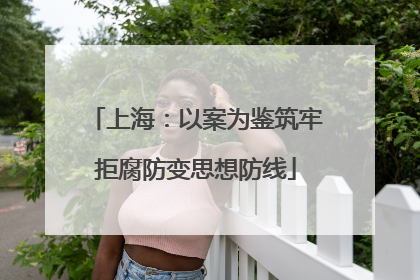 上海：以案为鉴筑牢拒腐防变思想防线