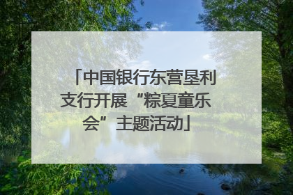 中国银行东营垦利支行开展“粽夏童乐会”主题活动