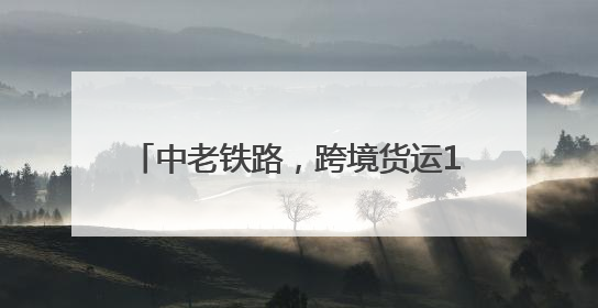 中老铁路，跨境货运1300万吨的共赢之路