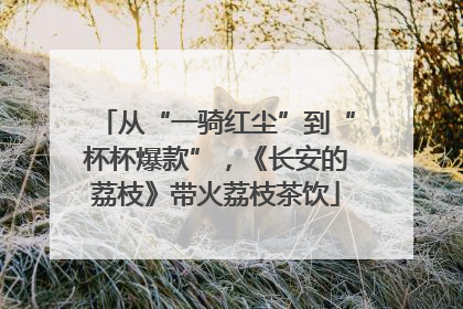 从“一骑红尘”到“杯杯爆款”，《长安的荔枝》带火荔枝茶饮