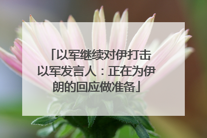 以军继续对伊打击 以军发言人：正在为伊朗的回应做准备