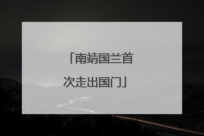南靖国兰首次走出国门
