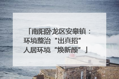 南阳卧龙区安皋镇：环境整治“出真招” 人居环境“焕新颜”