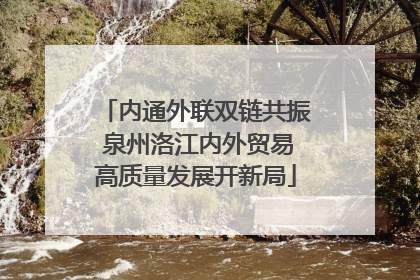 内通外联双链共振 泉州洛江内外贸易高质量发展开新局
