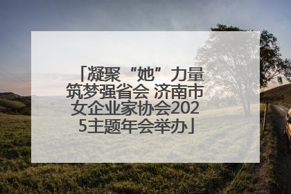 凝聚“她”力量 筑梦强省会 济南市女企业家协会2025主题年会举办