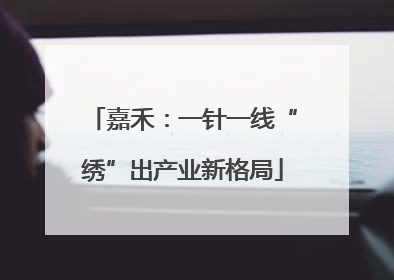 嘉禾：一针一线“绣”出产业新格局