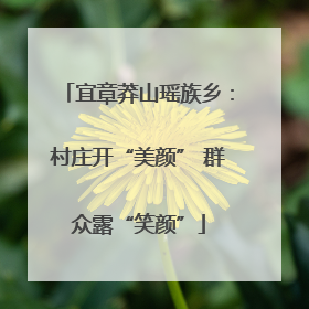 宜章莽山瑶族乡：村庄开“美颜” 群众露“笑颜”
