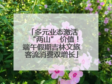多元业态激活 “两山” 价值！端午假期吉林文旅客流消费双增长