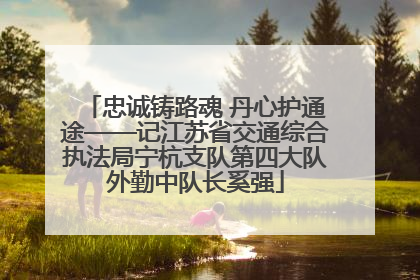 忠诚铸路魂 丹心护通途——记江苏省交通综合执法局宁杭支队第四大队外勤中队长奚强