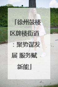 徐州鼓楼区牌楼街道：聚势谋发展 服务赋新能