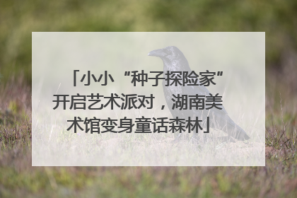 小小“种子探险家”开启艺术派对，湖南美术馆变身童话森林