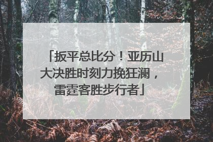 扳平总比分！亚历山大决胜时刻力挽狂澜，雷霆客胜步行者