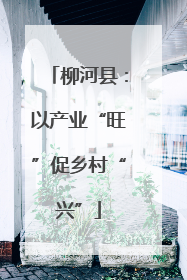 柳河县：以产业“旺”促乡村“兴”