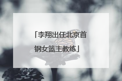 李翔出任北京首钢女篮主教练
