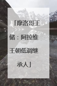 摩洛哥王储：阿拉维王朝低调继承人
