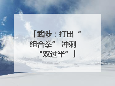 武陟：打出“组合拳” 冲刺“双过半”