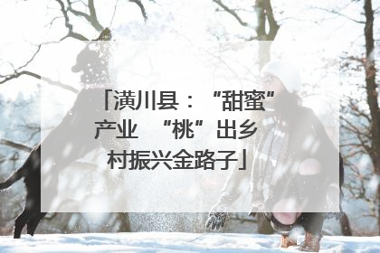 潢川县：“甜蜜”产业  “桃”出乡村振兴金路子