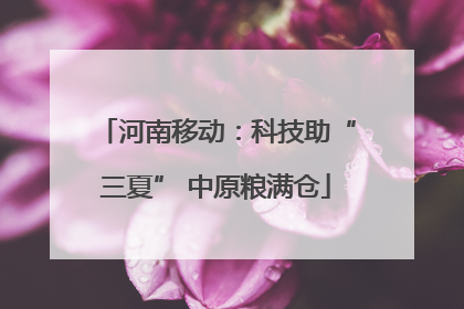 河南移动：科技助“三夏” 中原粮满仓