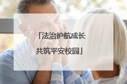法治护航成长 共筑平安校园