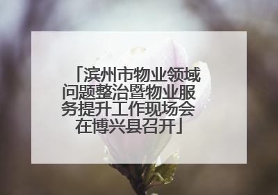 滨州市物业领域问题整治暨物业服务提升工作现场会在博兴县召开