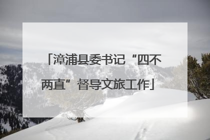 漳浦县委书记“四不两直”督导文旅工作