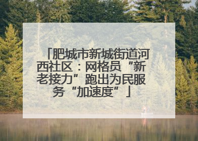 肥城市新城街道河西社区：网格员“新老接力”跑出为民服务“加速度”