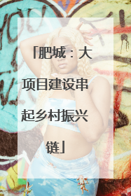 肥城：大项目建设串起乡村振兴链