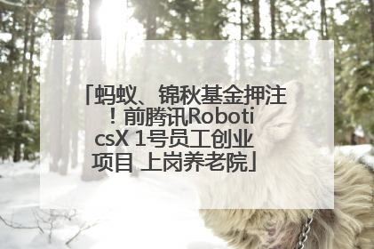 蚂蚁、锦秋基金押注！前腾讯RoboticsX 1号员工创业项目 上岗养老院