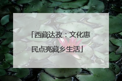 西藏达孜：文化惠民点亮藏乡生活