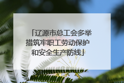 辽源市总工会多举措筑牢职工劳动保护和安全生产防线