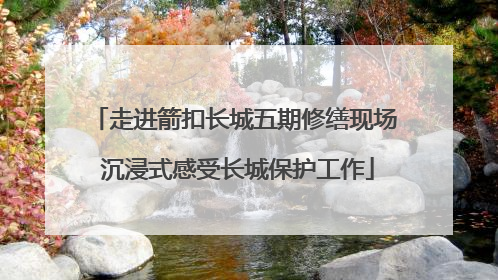 走进箭扣长城五期修缮现场 沉浸式感受长城保护工作