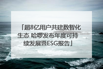 超8亿用户共建数智化生态 哈啰发布年度可持续发展暨ESG报告