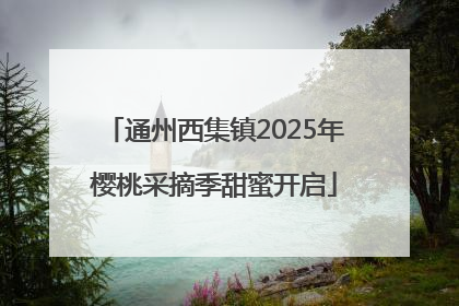 通州西集镇2025年樱桃采摘季甜蜜开启