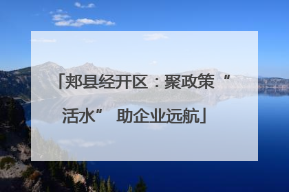 郏县经开区：聚政策“活水” 助企业远航
