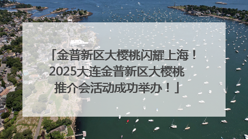 金普新区大樱桃闪耀上海！2025大连金普新区大樱桃推介会活动成功举办！