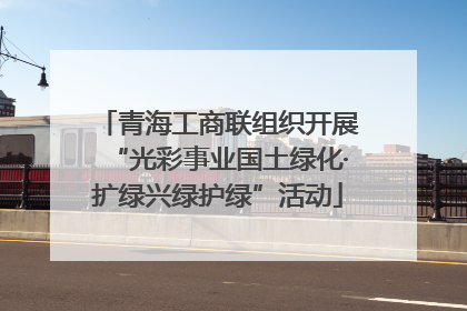 青海工商联组织开展“光彩事业国土绿化·扩绿兴绿护绿”活动